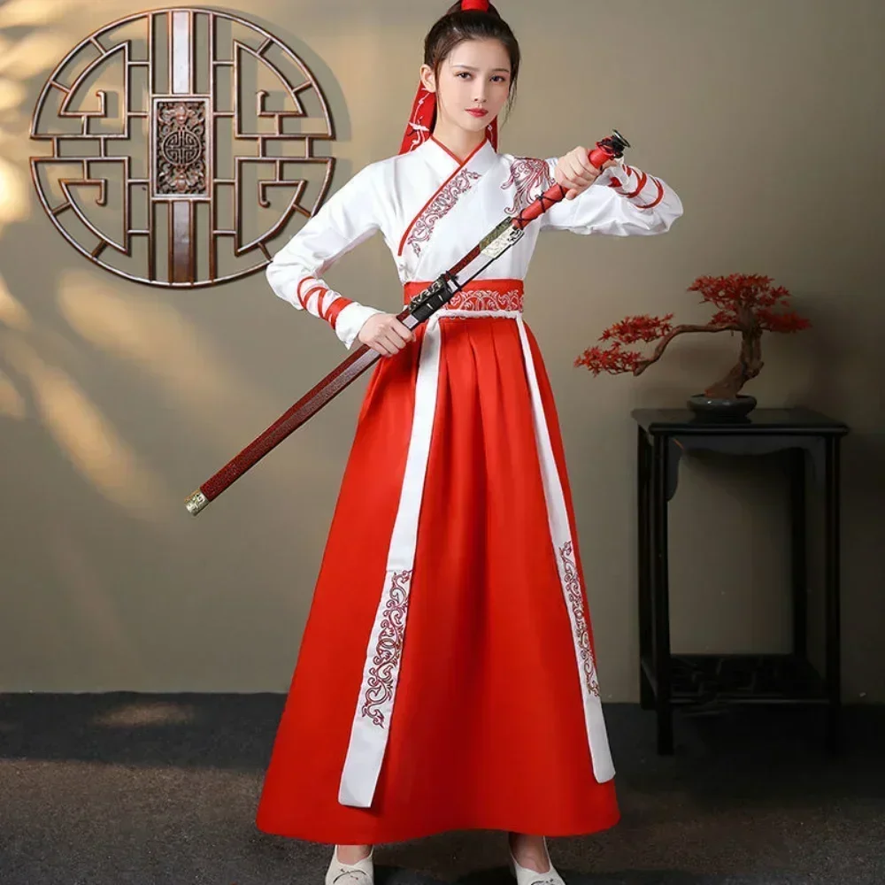 Vintage Fashion Queen - Modern Hanfu Women Top Skirt 2