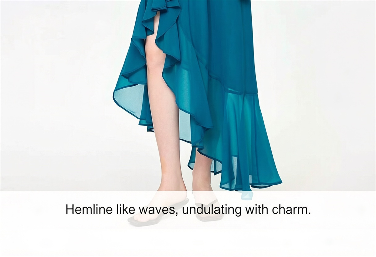 Fashion Irregular Fishtail Chi - Vintage Fashion Female recension och pris