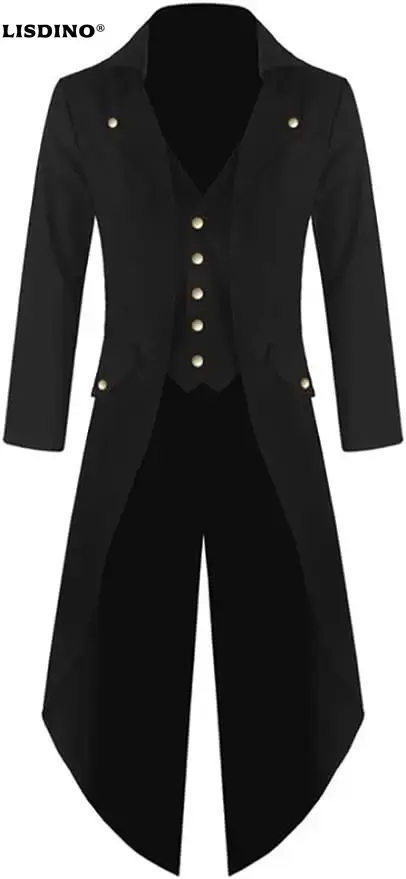 Mens Steampunk Gothic Jacket V - Vintage Victorian Fashion recension och pris