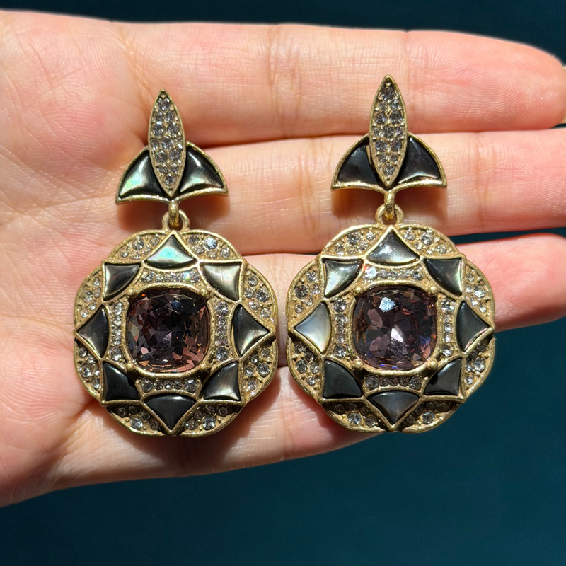 Vintage Mosaic Amethyst Round  - Vintage Fashion Jewelry Brands recension och pris