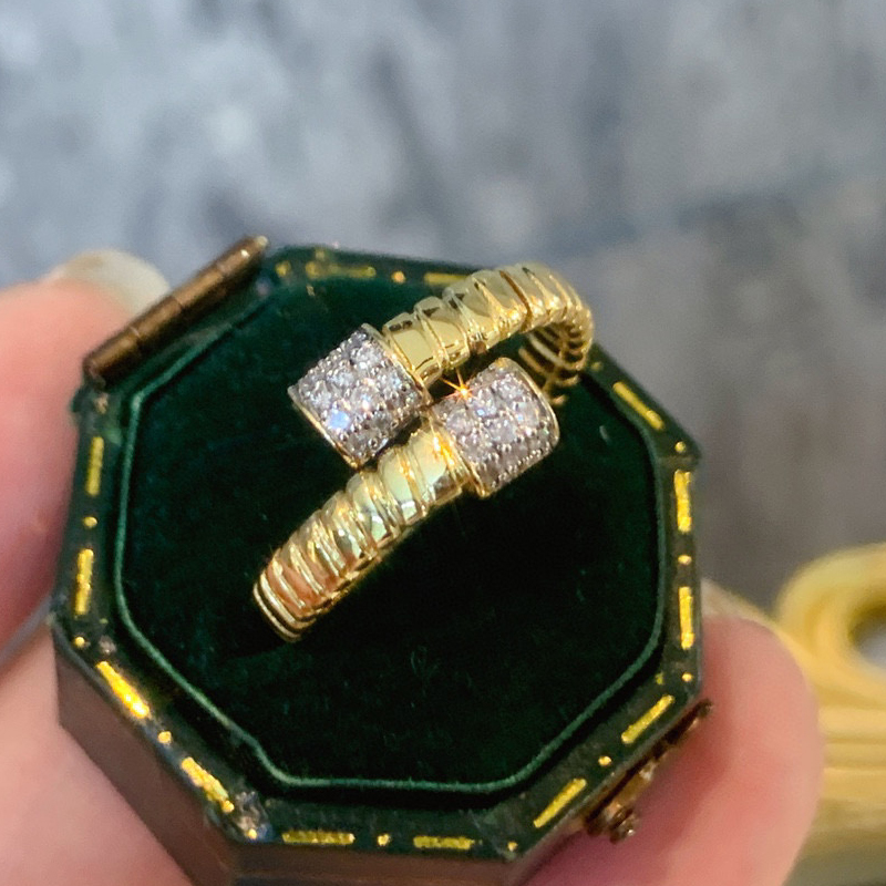 Aazuo 18K Yellow Gold Natrual  - Vintage Fashion Instagram recension och pris