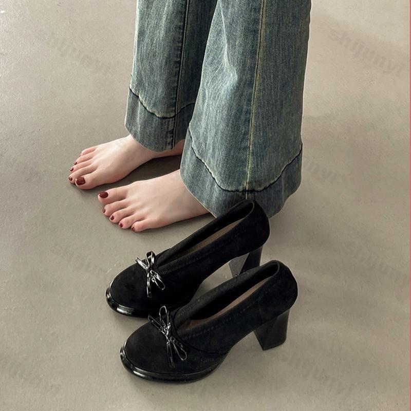 Women's High Heels 2025 Spring - Vintage Fashion Aesthetic recension och pris