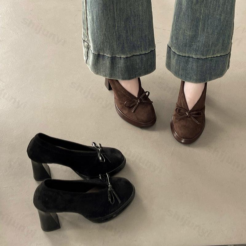 Women's High Heels 2025 Spring - Vintage Fashion Aesthetic recension och pris