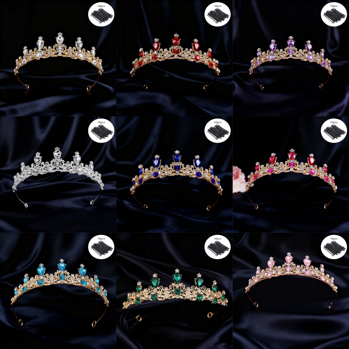 Bridal Tiara Vintage Scroll Rh - Vintage Fashion Queen recension och pris