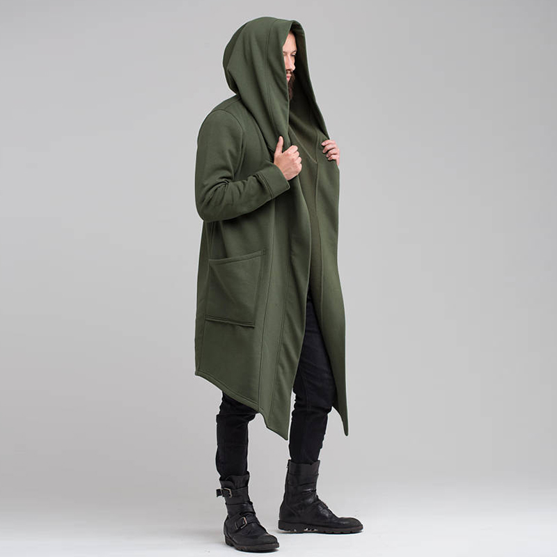Men's Winter Hooded Cardigan T - Vintage Fashion Postcards recension och pris