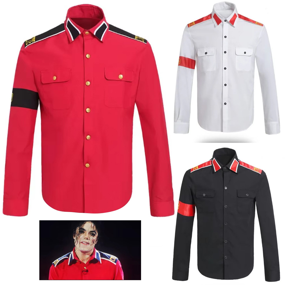 Michael Jackson Anti-War Milit - Vintage Victorian Fashion recension och pris