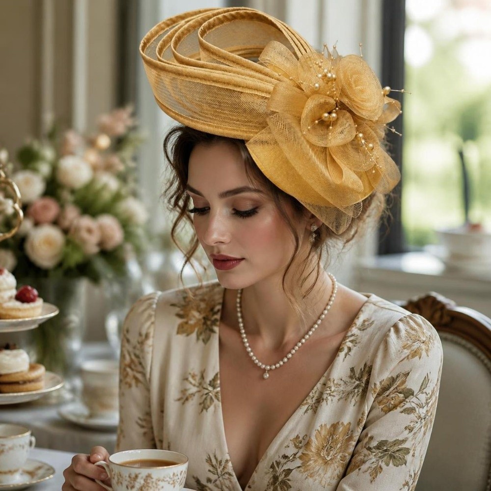Durable Sinamay Women Fascinat - Vintage Fashion Hats recension och pris