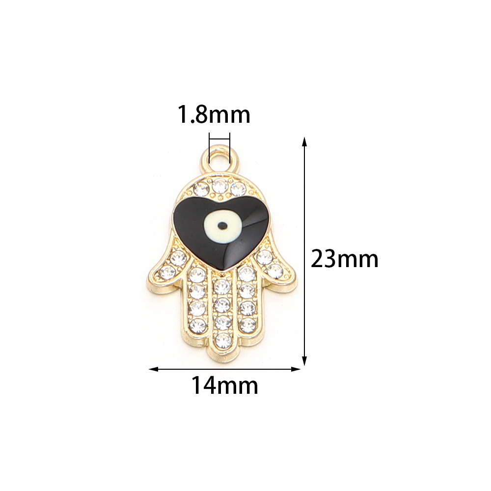 10Pcs/Lot Hand Shape with Crys - Vintage Fashion Earrings recension och pris