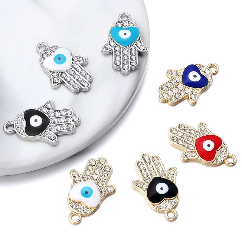 10Pcs/Lot Hand Shape with Crys - Vintage Fashion Earrings recension och pris
