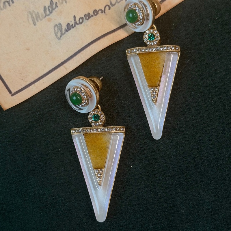 Vintage Green Glazed Glacier W - Vintage Fashion Jewelry Brands recension och pris