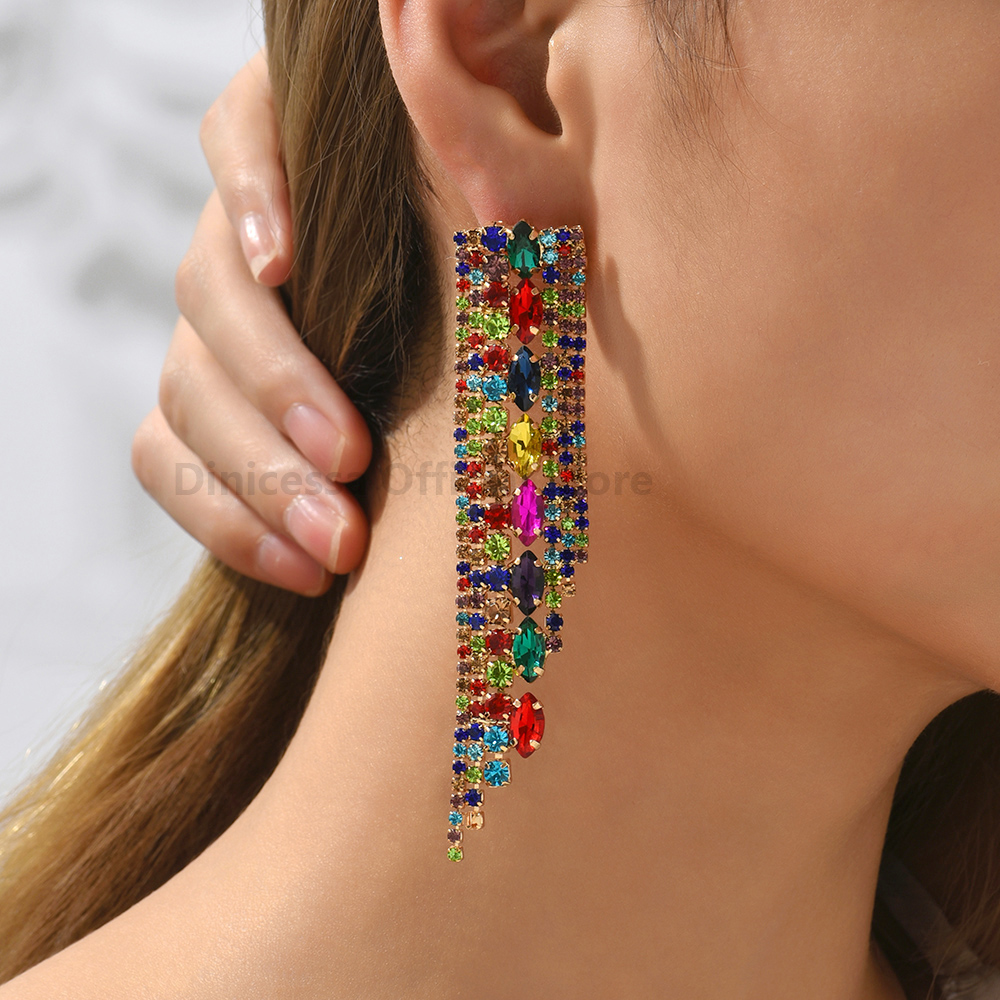 Luxury Brand Geometric Tassel  - Vintage Fashion Jewelry Brands recension och pris