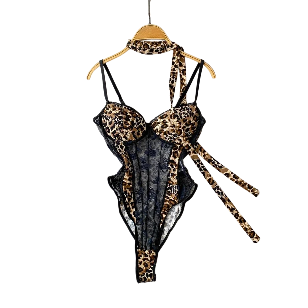 Women Hotsweet V-neck Leopard  - Vintage Fashion Aesthetic recension och pris