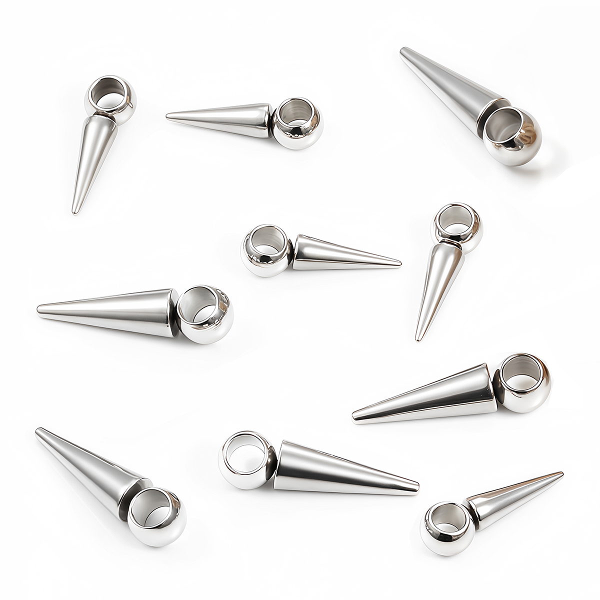 10pcs Retro Cone Charms Pendan - Vintage Fashion Earrings recension och pris