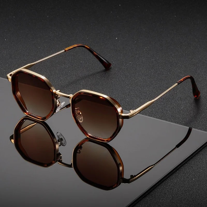 1 Pair Unisex Round Metal Fash - Vintage Fashion Female recension och pris
