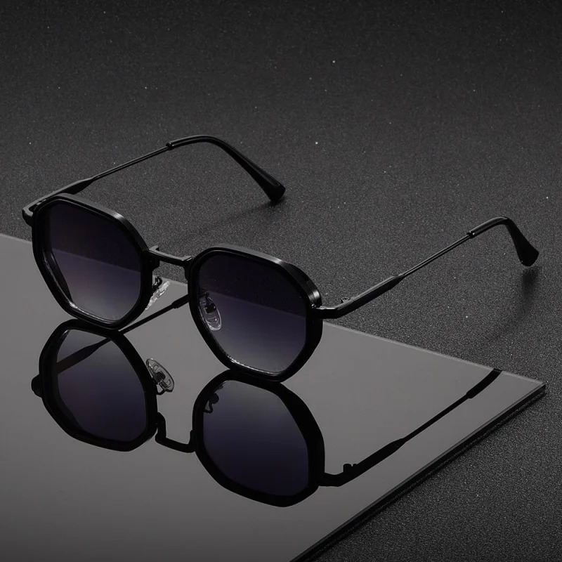 1 Pair Unisex Round Metal Fash - Vintage Fashion Female recension och pris