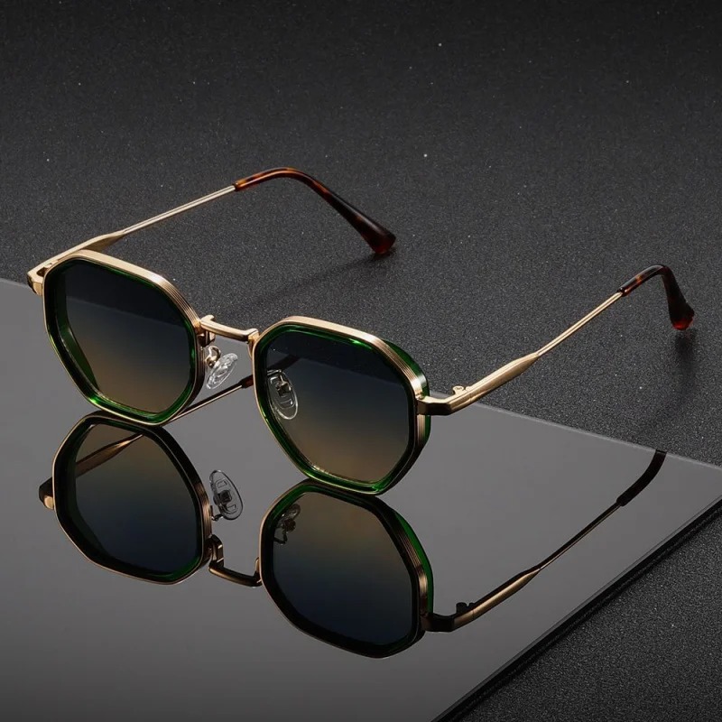 1 Pair Unisex Round Metal Fash - Vintage Fashion Female recension och pris