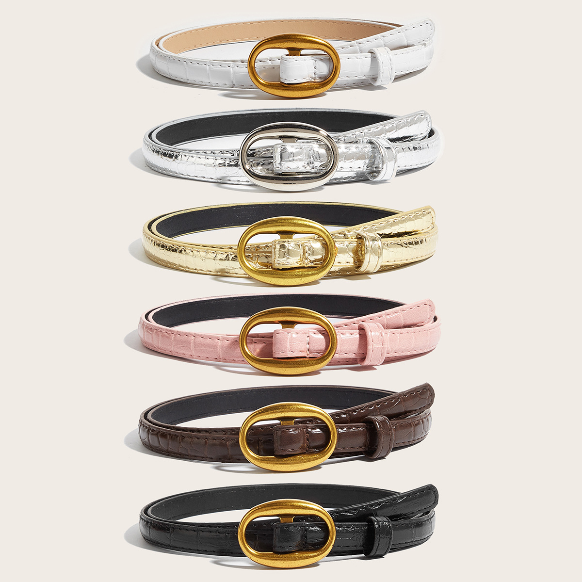 Women's Casual Slim Waist Belt - Vintage Fashion Instagram recension och pris