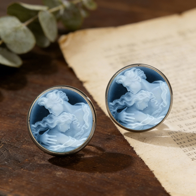 2D Vintage Lady Queen Cameo Gl - Vintage Fashion Queen recension och pris