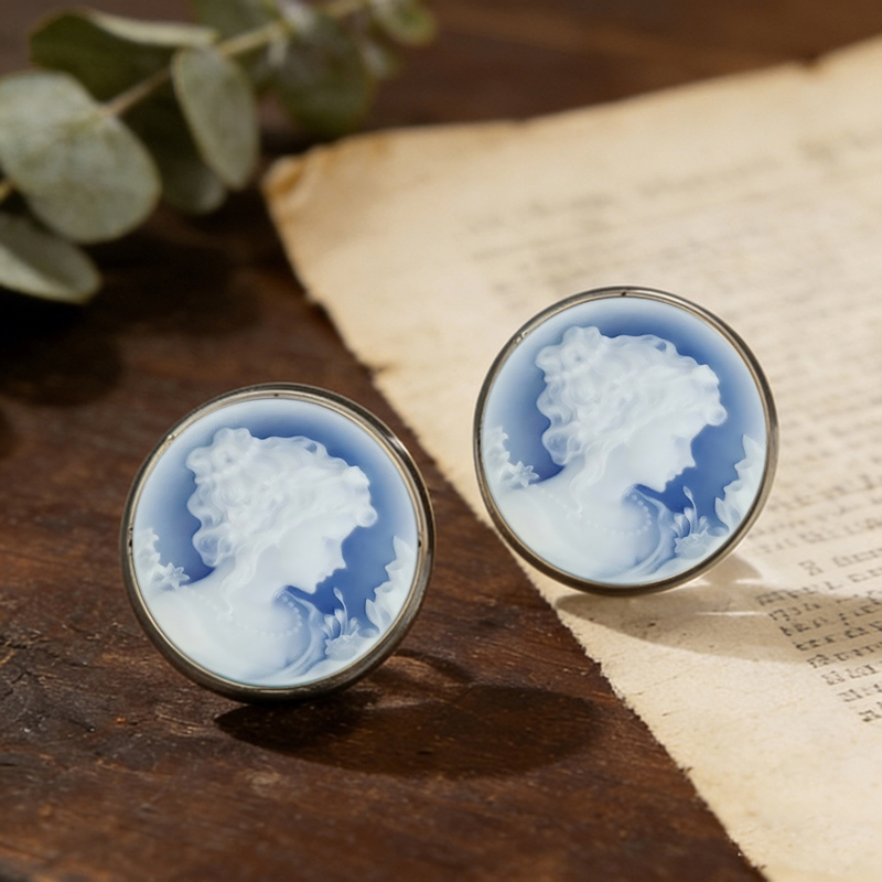 2D Vintage Lady Queen Cameo Gl - Vintage Fashion Queen recension och pris