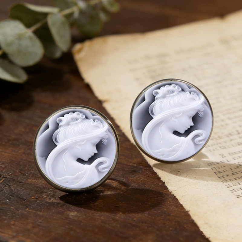 2D Vintage Lady Queen Cameo Gl - Vintage Fashion Queen recension och pris