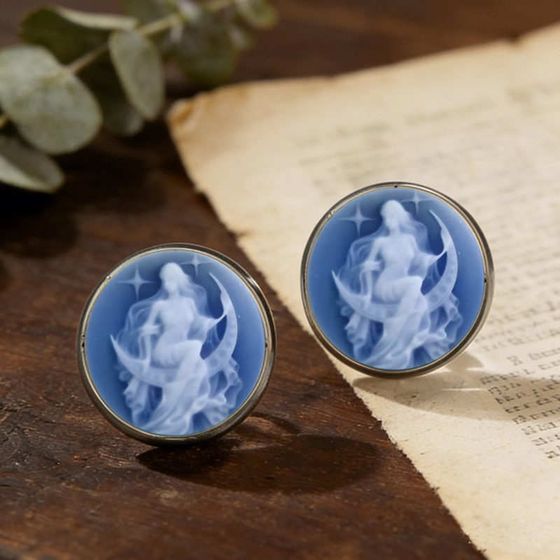 2D Vintage Lady Queen Cameo Gl - Vintage Fashion Queen recension och pris