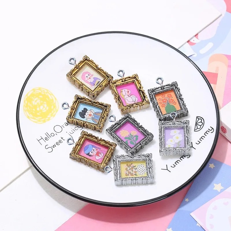 10Pcs Flatback Cabochon Vintag - Vintage Fashion Earrings recension och pris