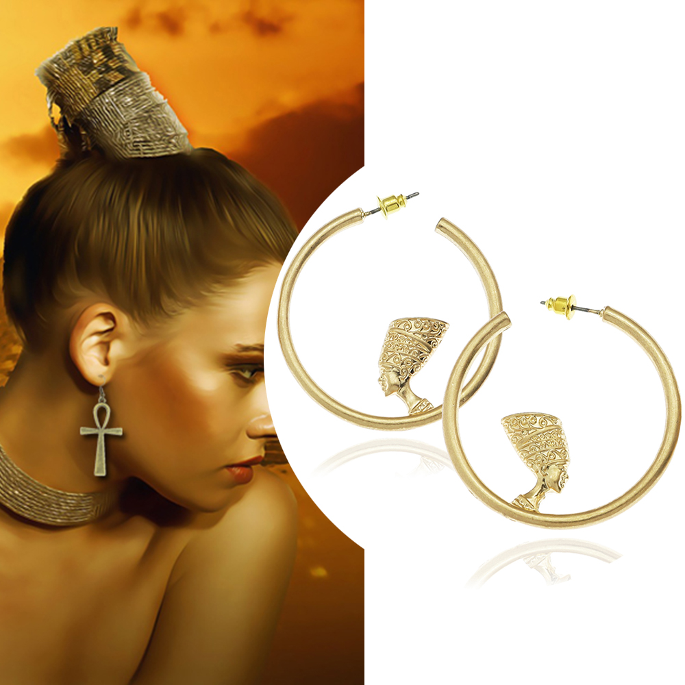 Vintage Gold Color Women Earri - Vintage Fashion Queen recension och pris