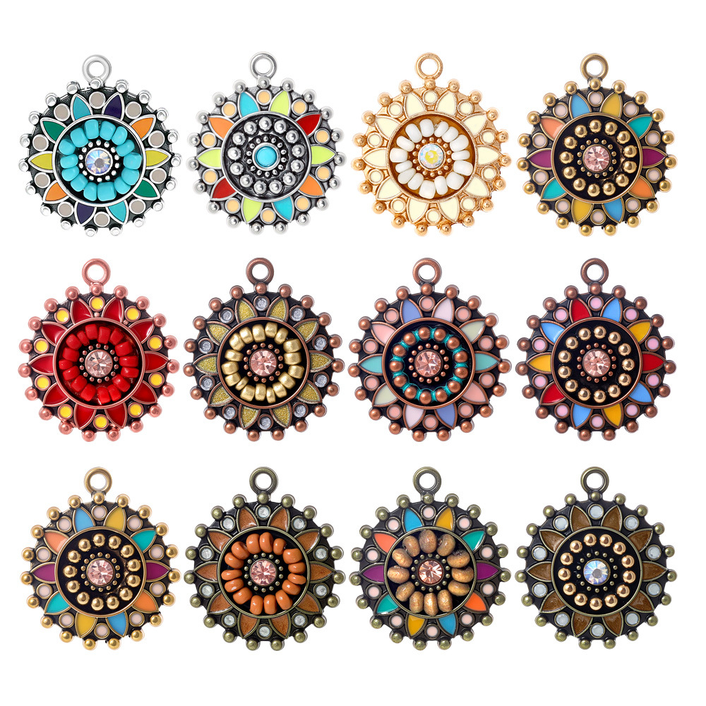 Vintage Bohemia Ethnic Enameli - Vintage Fashion Earrings recension och pris