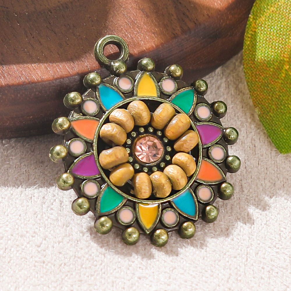 Vintage Bohemia Ethnic Enameli - Vintage Fashion Earrings recension och pris
