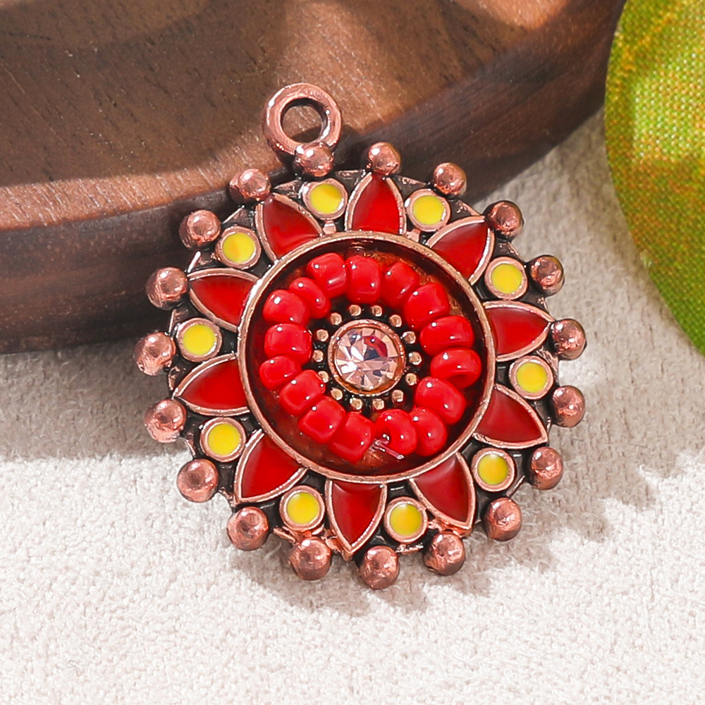 Vintage Bohemia Ethnic Enameli - Vintage Fashion Earrings recension och pris