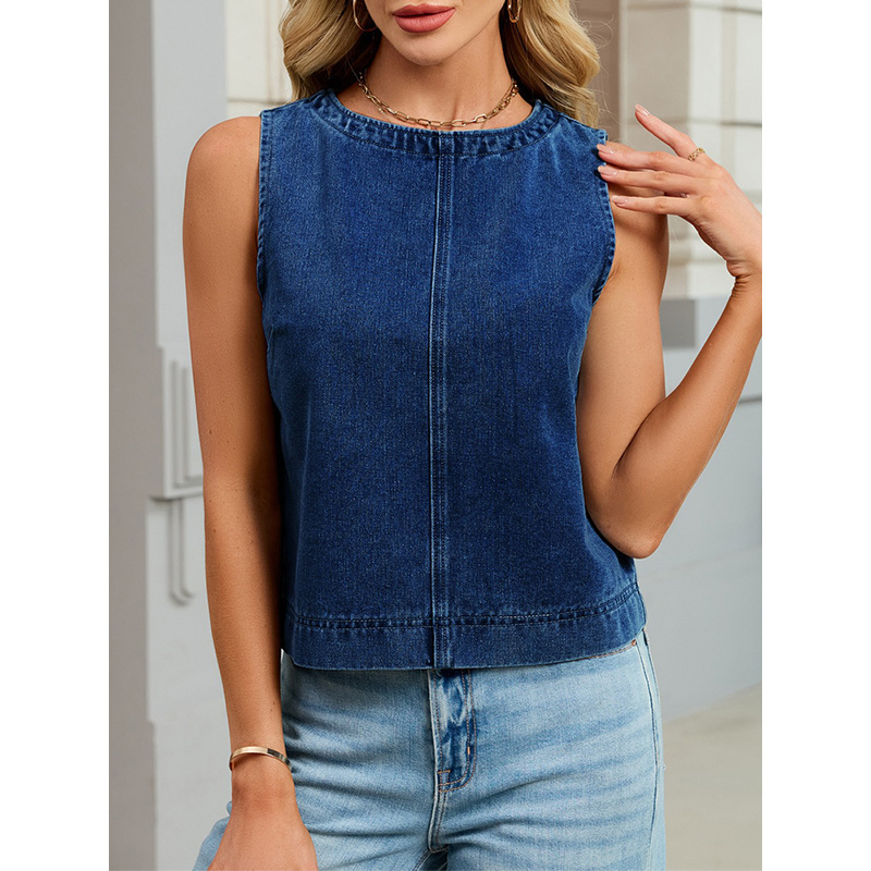 Benuynffy Casual Round Neck De - Vintage Fashion Female recension och pris