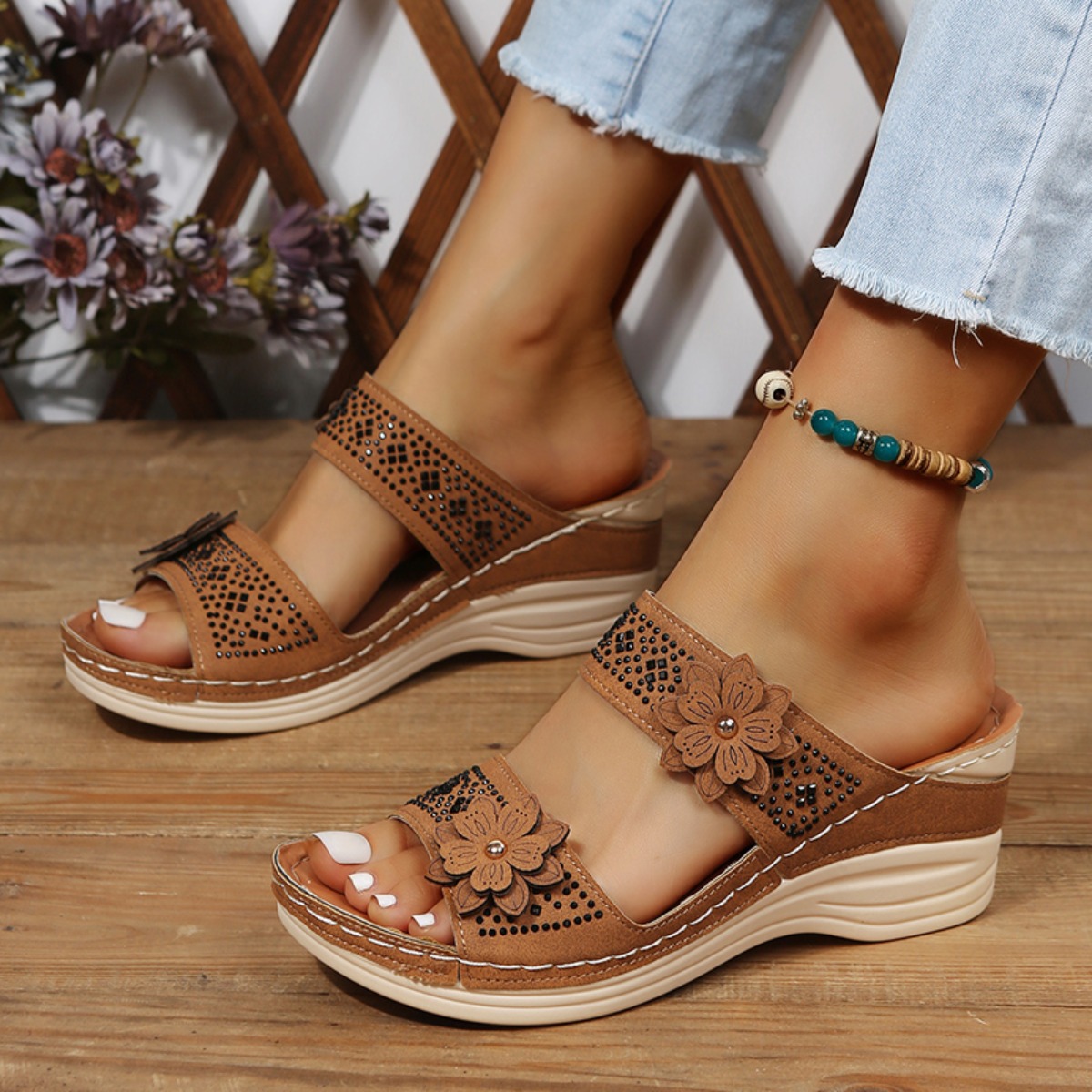 New Fashion Summer Women Wedge - Vintage Fashion Female recension och pris