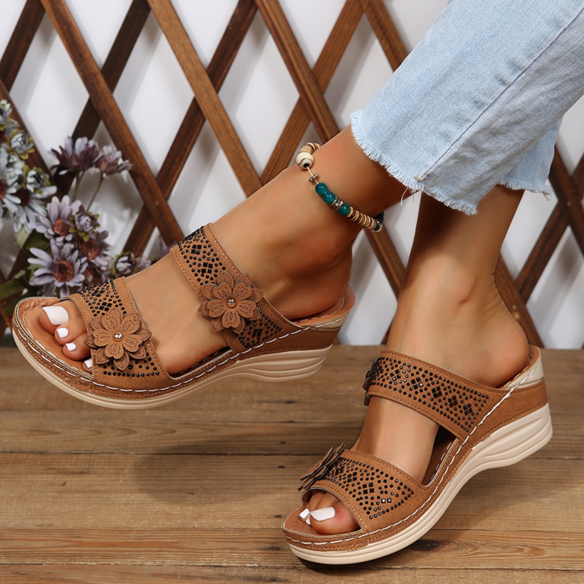 New Fashion Summer Women Wedge - Vintage Fashion Female recension och pris