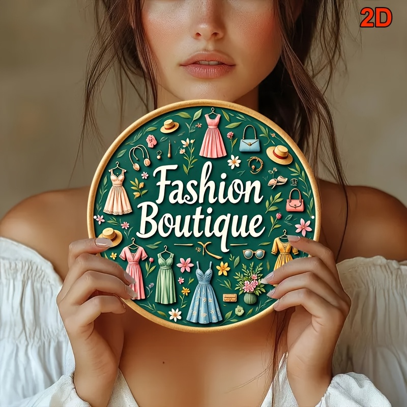 Vintage Fashion Metal Wall Sig - Vintage Fashion Store recension och pris