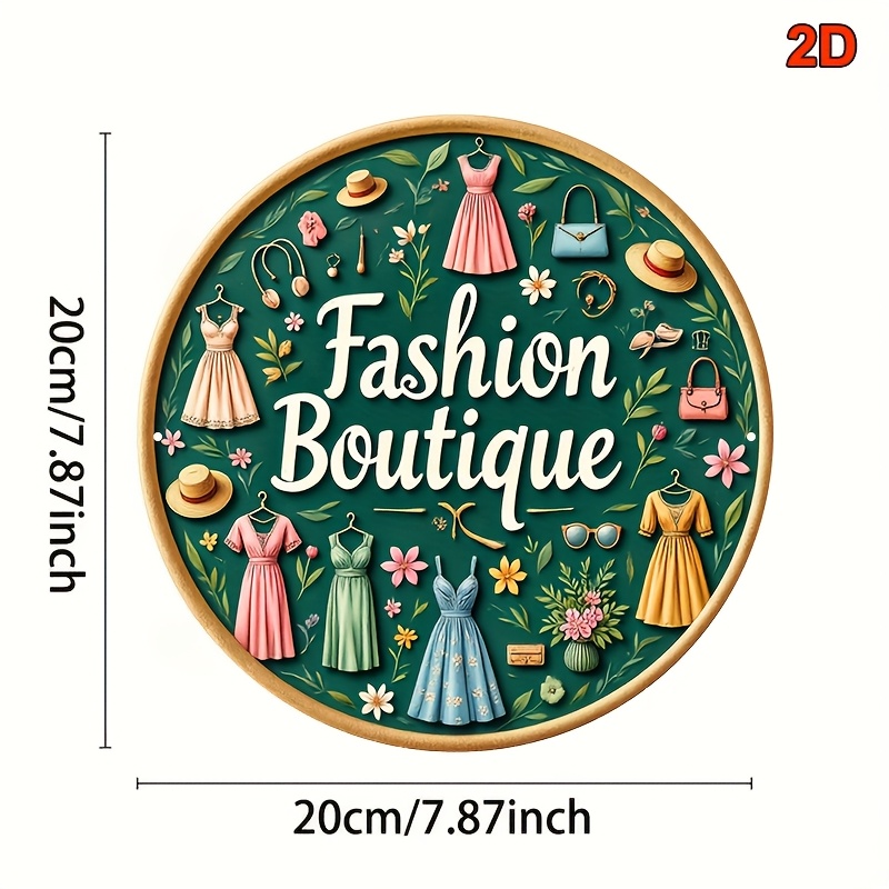 Vintage Fashion Metal Wall Sig - Vintage Fashion Store recension och pris