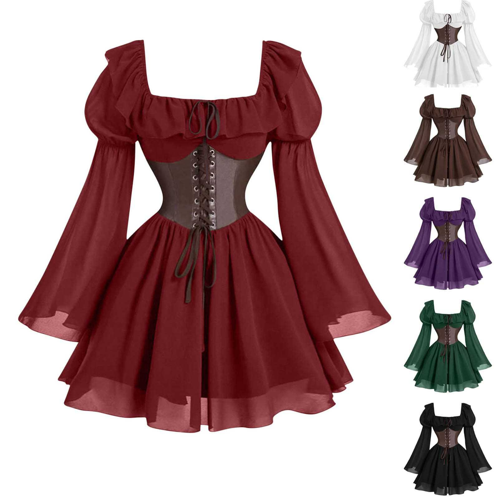 Renaissance Medieval Long Slee - Vintage Victorian Fashion recension och pris
