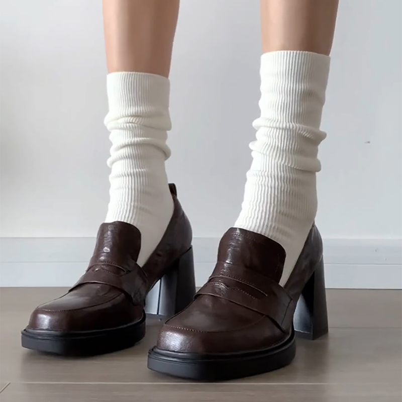 College Style Women Loafer Sho - Vintage Fashion Female recension och pris