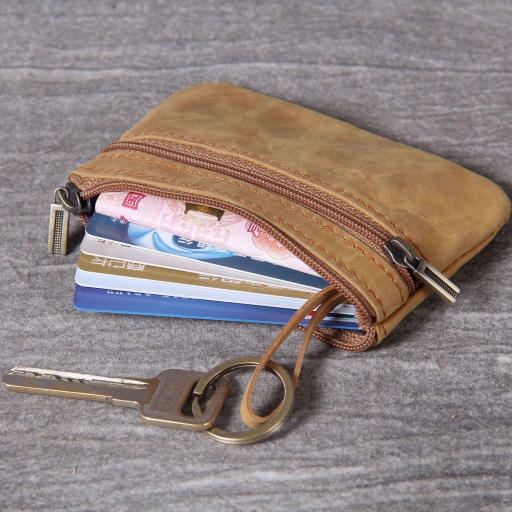 Leather Wallet Vintage Coin Pu - Vintage Fashion Postcards recension och pris