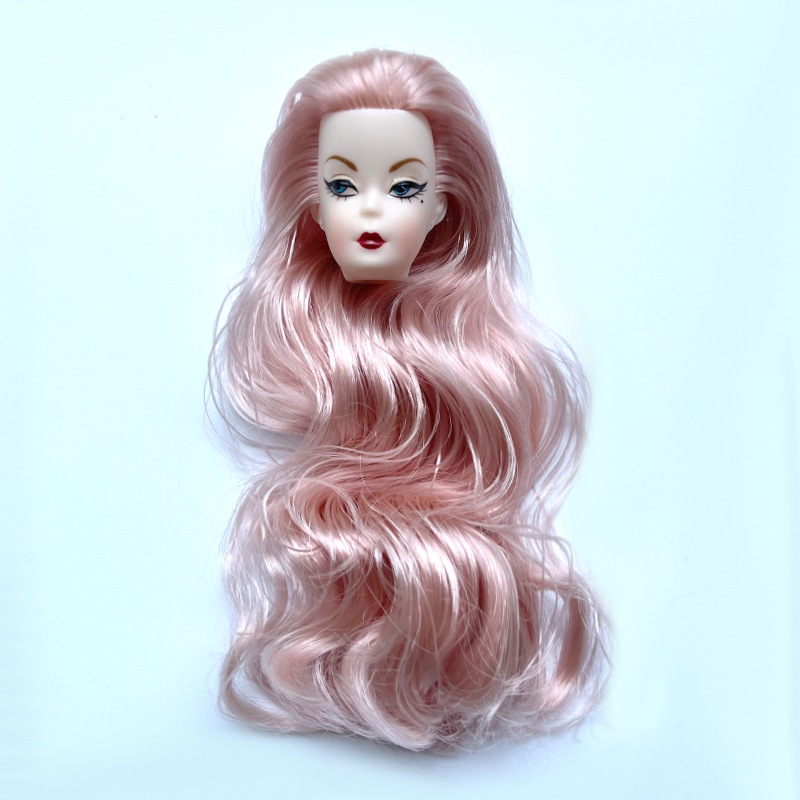 Blue Eye Wavy Curls Hair Doll  - Vintage Fashion Female recension och pris