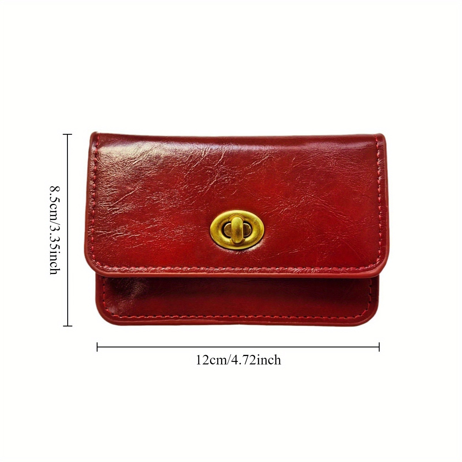 Vintage Style PU Coin Purse, M - Vintage Fashion Postcards recension och pris