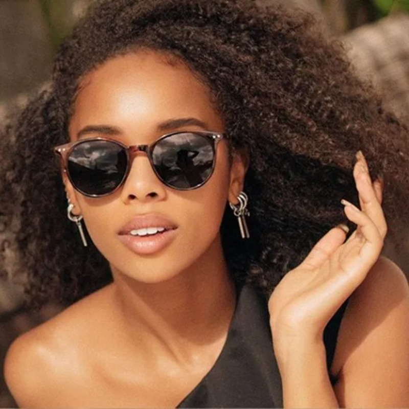 Vintage Fashion Round Sunglass - Vintage Fashion Female recension och pris