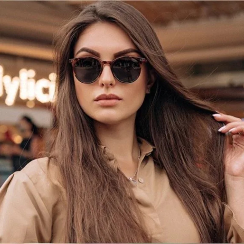 Vintage Fashion Round Sunglass - Vintage Fashion Female recension och pris