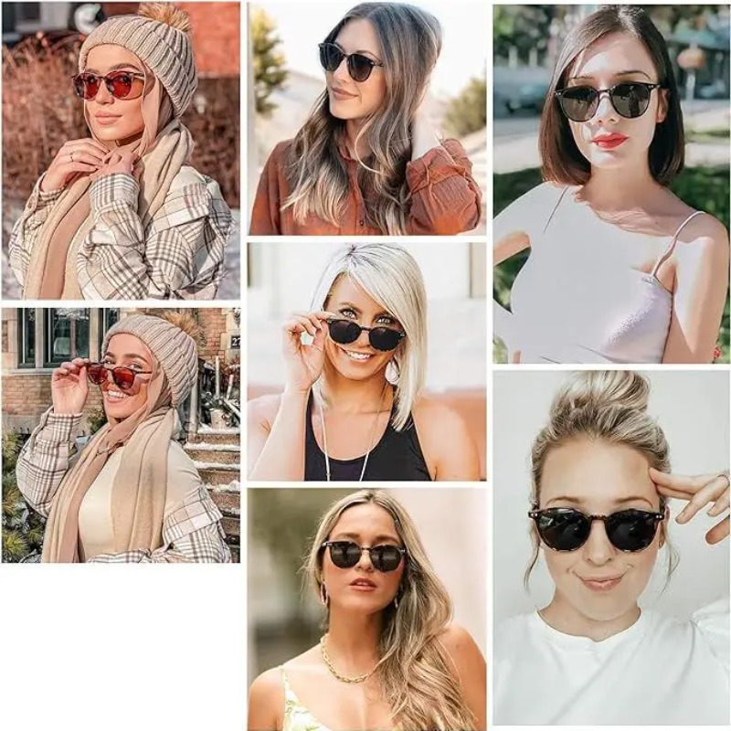 Vintage Fashion Round Sunglass - Vintage Fashion Female recension och pris