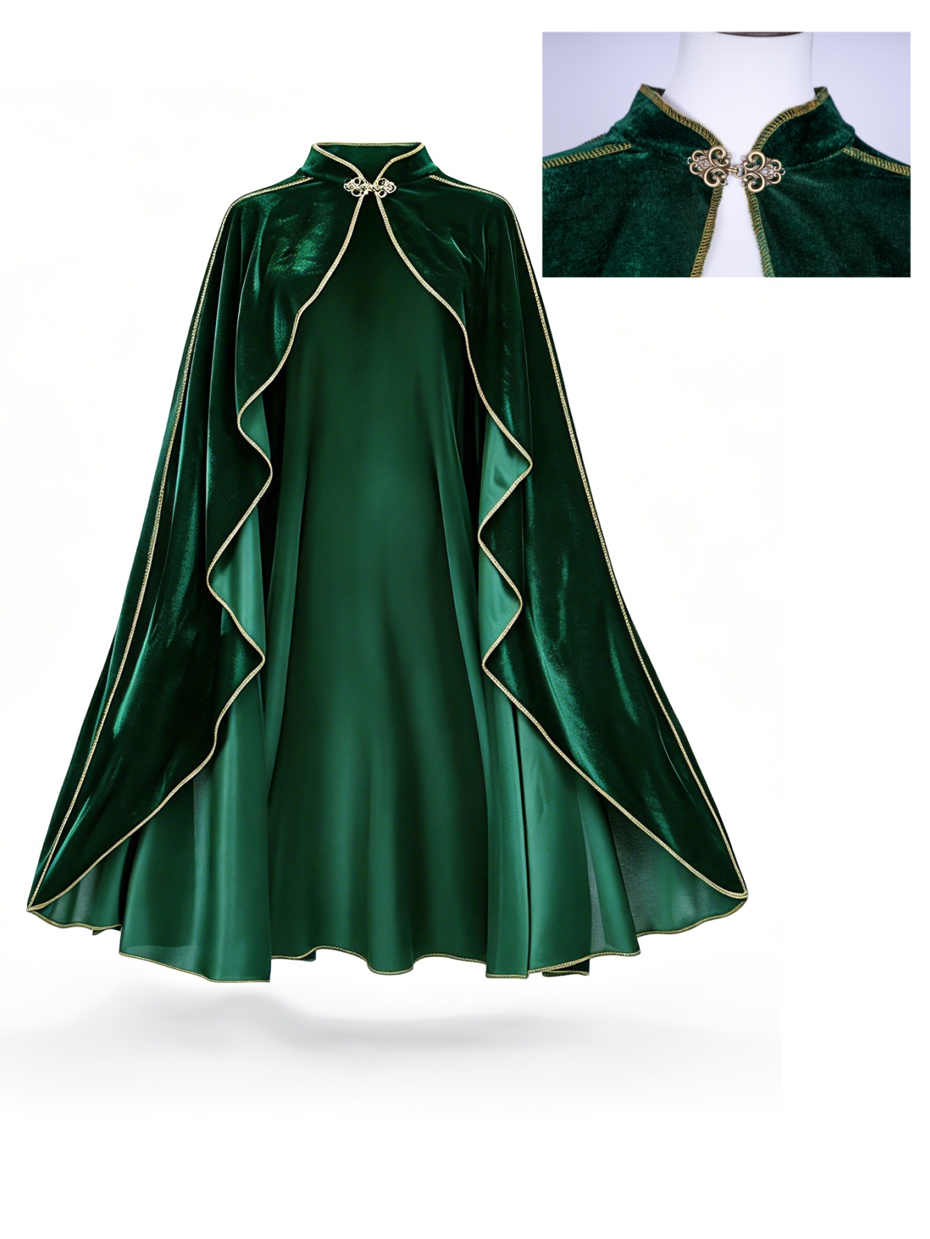 Women Vintage Green Velvet Cap - Vintage Victorian Fashion recension och pris
