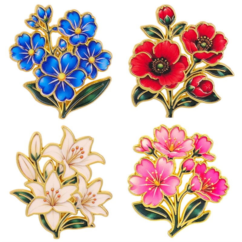 Cute Vintage Colorful Floral E - Vintage Victorian Fashion recension och pris