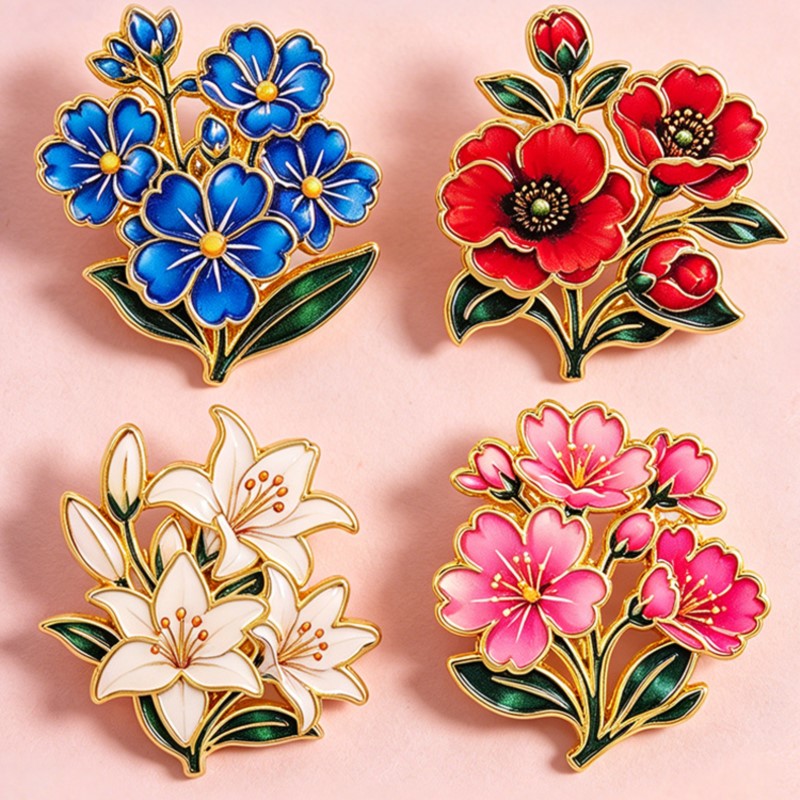 Cute Vintage Colorful Floral E - Vintage Victorian Fashion recension och pris