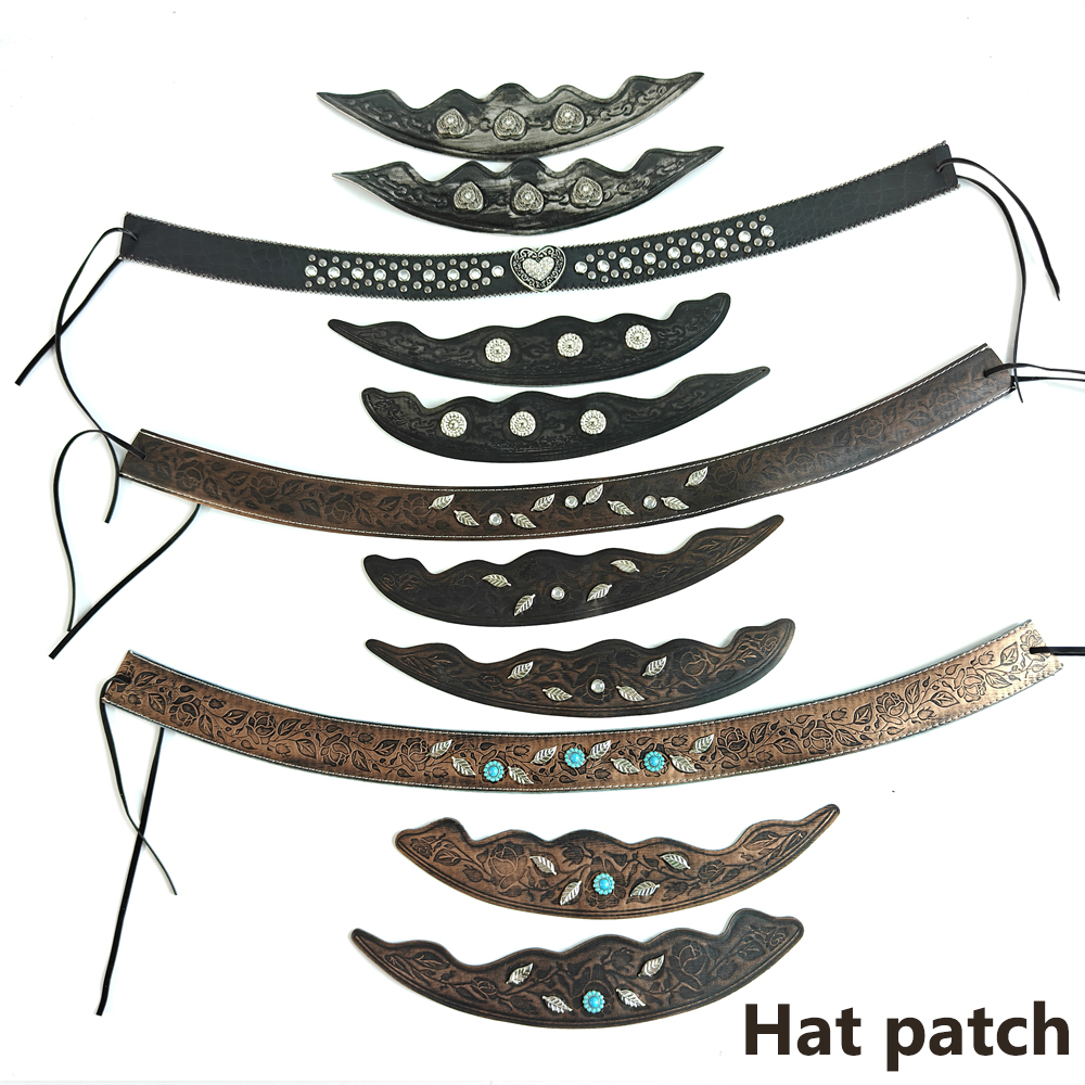 Western Leather Hat Band Vinta - Vintage Fashion Hats recension och pris